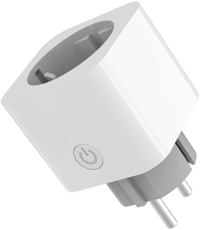 Entac Smart Αντάπτορας Μονή Πρίζα με Μετρητή Ισχύς WIBLE