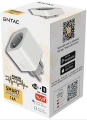 Entac Smart Αντάπτορας Μονή Πρίζα με Μετρητή Ισχύς WIBLE