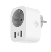 Entac Smart Αντάπτορας Μονή Πρίζα 2.4A WIBLE