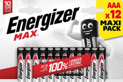 Energizer Αλκαλικές Μπαταρίες Max AAA (12τμχ)