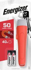 ENERGIZER Πλαστικός Μαγνητικός Φακός LED 2xAA 50lm