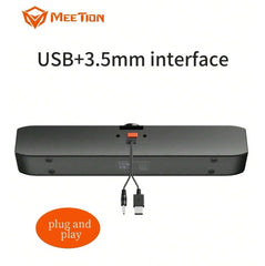 Meetion SP1001 Ηχείο Υπολογιστή (3.5mm + USB)