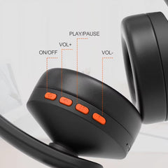 Meetion BTH003 Ακουστικά Κεφαλής Bluetooth Μαύρα