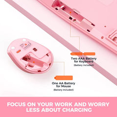 Meetion Σετ Γραφείου DirectorA Εργονομικό Combo / Ροζ