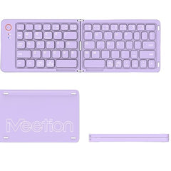 Meetion MT-BTK001 Αναδιπλούμενο Πληκτρολόγιο Μωβ