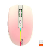 Meetion BTM002 Ασύρματο Ποντίκι Bluetooth (Ροζ)