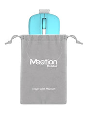 Silent Mini 2.4G Οπτικό Ασύρματο Ποντίκι (Κυανό)