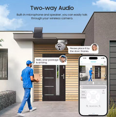 EDUP 12X Zoom Κάμερα Παρακολούθησης με Ηλιακή Μπαταρία PTZ