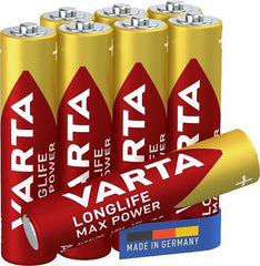 Varta Μπαταρίες Longlife Max Power Αλκαλικές Mignon AAA B5+3