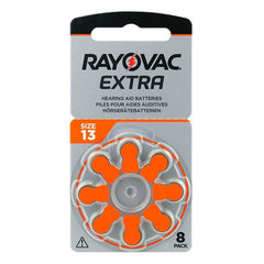 Rayovac Μπαταρίες Βαρηκοΐας Extra V13 8τμχ