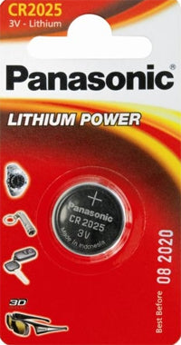 Panasonic Μπαταρία Κουμπί Λιθίου CR2025 (1τμχ)