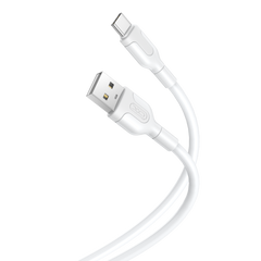 XO NB212 2.1A USB Καλώδιο Φόρτισης για Type-C Λευκό