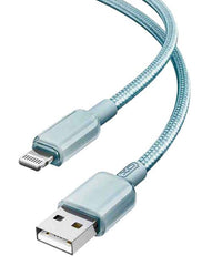 XO NB249 5A Καλώδιο Μεταφοράς Δεδομένων Lightning 1m Μπλε