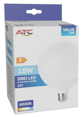 ATC SMD Λαμπτήρας LED Globe G120 230V 18W/1850LM E27 6500K