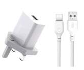 XO L99 (UK) Φορτιστής με Καλώδιο Type-C 2.4A