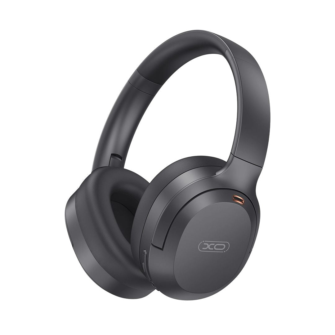XO BE53 Ακουστικά Κεφαλής Bluetooth Tough Style με Περιστρεφόμενη Στέκα & ANC Μαύρα