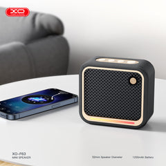 XO F63 Joy Φορητό Bluetooth Ηχείο 5W Μαύρο