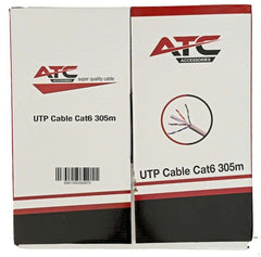 ATC-613W Καλώδιο Δικτύου UTP CAT6 305m Λευκό Εξωτερικό