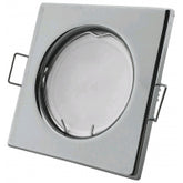 Avide GU10 Πλαίσιο Τετράγωνο Χρώμιο