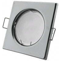 Avide GU10 Πλαίσιο Τετράγωνο Χρώμιο