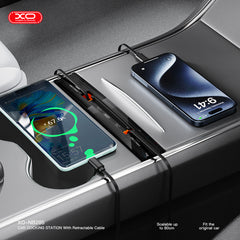 XO NB285 Docking Station με Αναδιπλούμενα Καλώδια 4-in-1