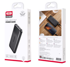 XO PB301 Power Bank με Φωτεινή Ένδειξη 10000mAh Μαύρο