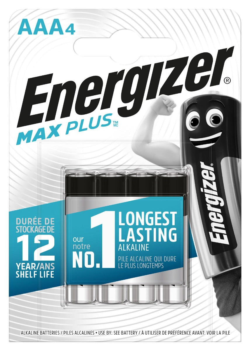Energizer Μπαταρίες Max Plus Αλκαλικές ΑΑΑ (4τμχ)