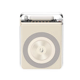 XO PR226 Mini Μαγνητικό Power Bank Γρήγορης Φόρτισης με Διαφάνεια και Φωτεινή Ένδειξη 10000mAh (Μπεζ)