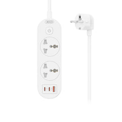 XO WL31 Πολύπριζο (EU) 30W 2AC + 1USB-A + 2USB-C με Διακόπτη