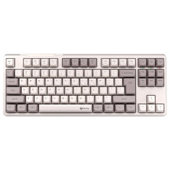 Meetion MT-MK14 Μηχανικό Πληκτρολόγιο Gaming Ενσύρματο & Ασύρματο με Bluetooth και 2.4G RGB Λευκό US