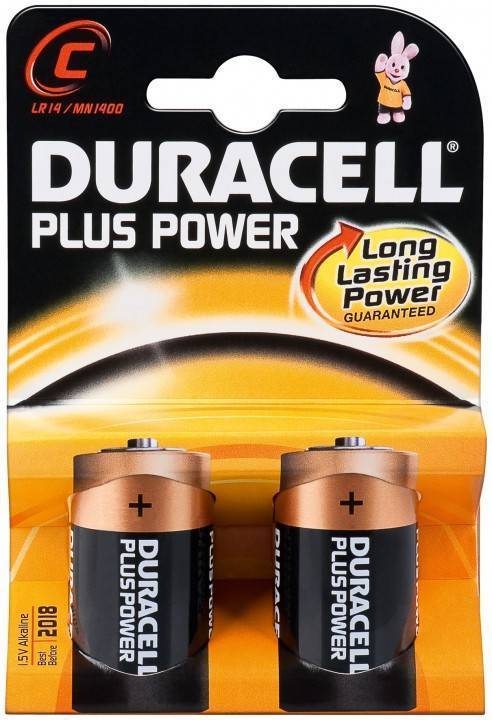 Duracell Μπαταρίες Plus Power LR14 C (2τμχ)