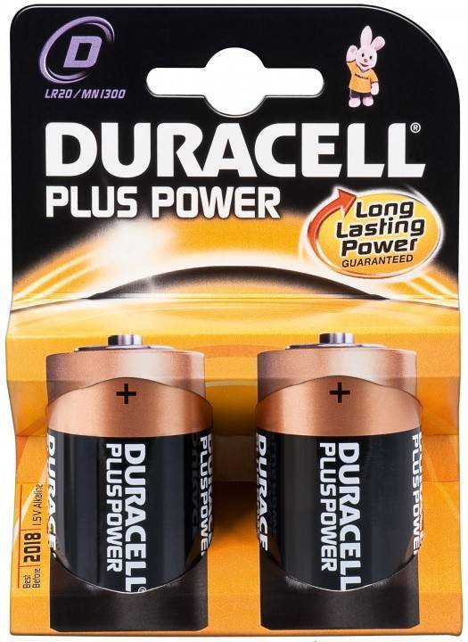 Duracell Μπαταρίες Plus Power LR20 D (2τμχ)