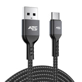 ATC-C4 Καλώδιο Φόρτισης & Sync 3A max USB-A σε Type-C