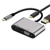 Αντάπτορας 4 in 1 HDMI VGA USB3.0 PD