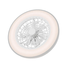 Avide Wanda Φωτιστικό - Ανεμιστήρας 2x24W+15W κινητήρας με IR τηλεχειριστήριο Ασημί