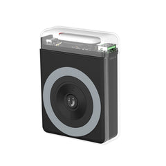 XO PR226 Mini Μαγνητικό Power Bank Γρήγορης Φόρτισης με Διαφάνεια και Φωτεινή Ένδειξη 10000mAh (Μαύρο)