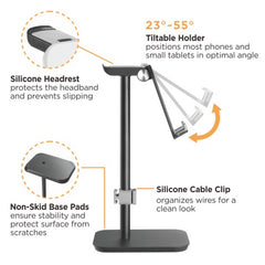 Brateck Βάση Ακουστικών / Κινητών HPS01-3