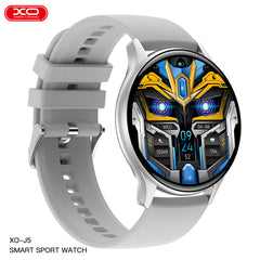 XO J5 Αθλητικό Smartwatch Κλήσης (Ασημί)