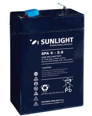 Sunlight Μπαταρία Μολύβδου 6V 2.8A