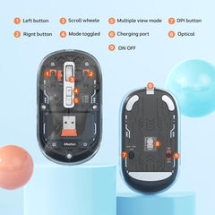 Meetion MT-BTM005 Ασύρματο Ποντίκι Μαύρο