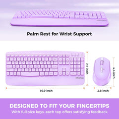 Meetion Σετ Γραφείου DirectorA Εργονομικό Combo / Μωβ