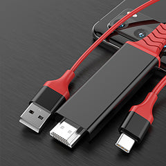 Καλώδιο Αντάπτορας Type-C σε HDTV με USB καλώδιο 4k 30hz