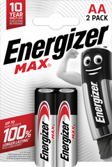 Energizer Max Plus Power Έξτρα Αλκαλικές Μπαταρίες E91 LR6/2BP