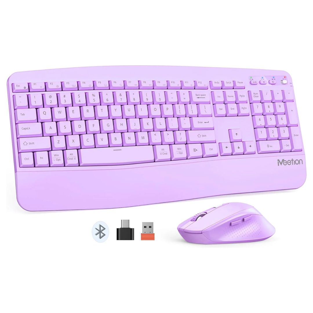 Meetion Σετ Γραφείου DirectorA Εργονομικό Combo / Μωβ