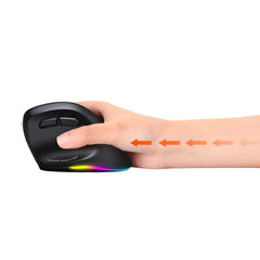 MT-BTM010R Δεξί Εργονομικό Ασύρματο Ποντίκι Μαύρο