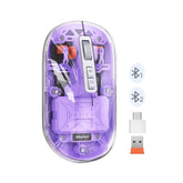 Meetion MT-BTM005 Ασύρματο Ποντίκι Μωβ