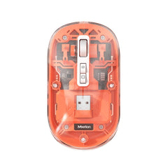 Meetion MT-BTM005 Ασύρματο Ποντίκι Πορτοκαλί