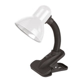 Avide Basic Φωτιστικό Γραφείου Max 60W με Clip Λευκό