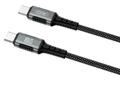 XO NB-Q267 Μαγνητικό Καλώδιο Δεδομένων Type-C σε Type-C 60W 1M