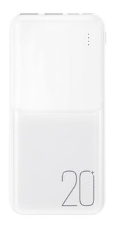 XO PR252 Φωτιζόμενο Powerbank 20000mAh Λευκό